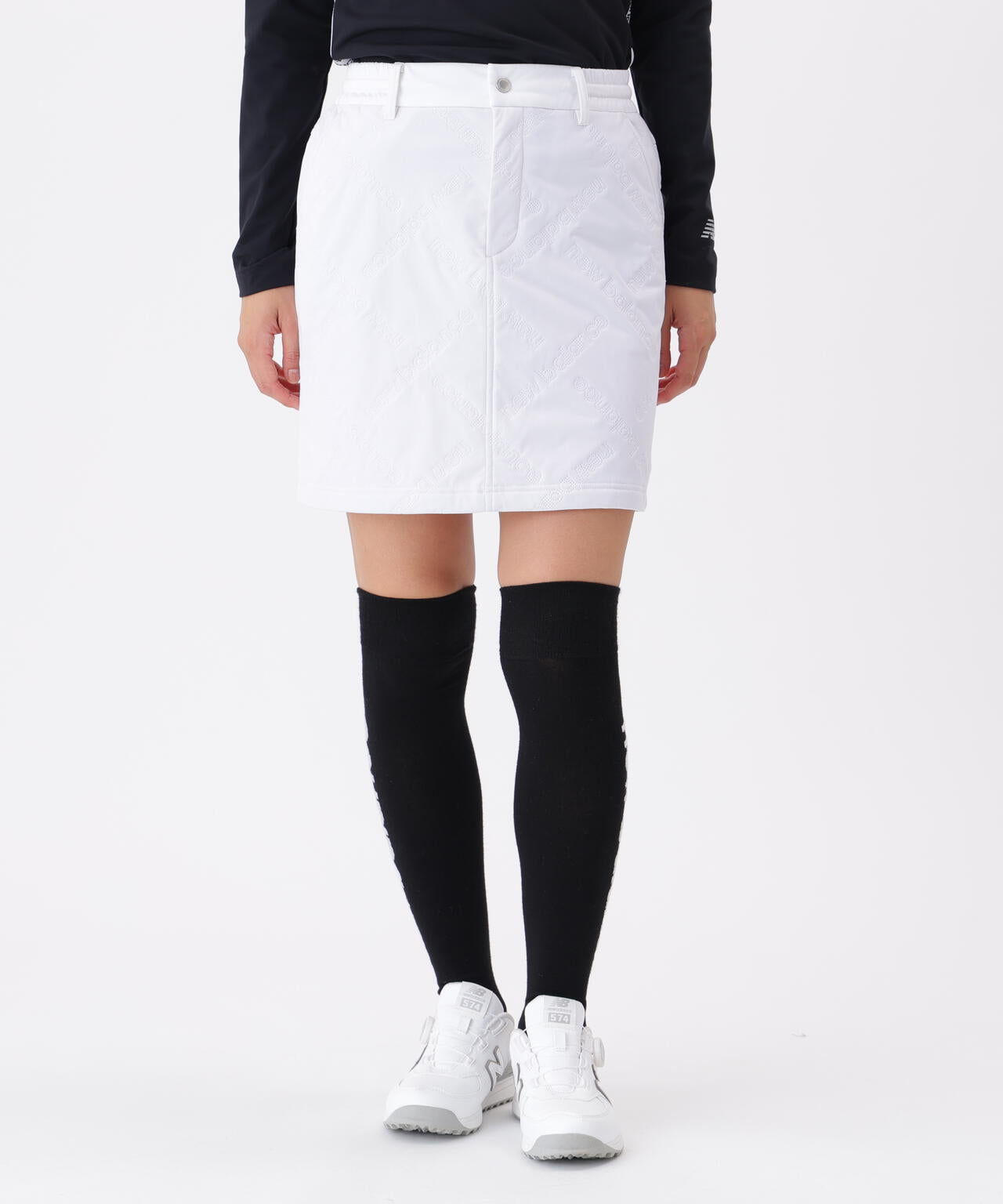 防風 撥水 保温 ロゴダイヤチェックキルト スカート (WOMENS) | new