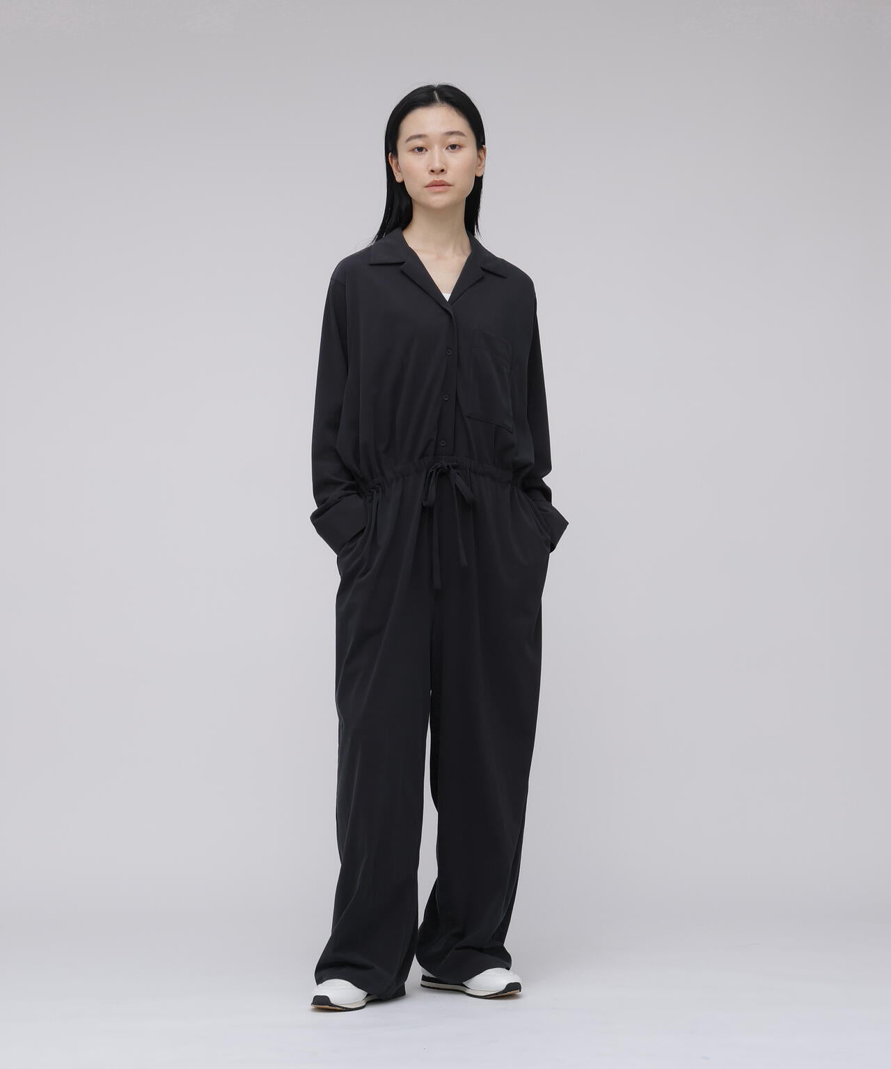 ATON / FRESCA PLATE NUBUCK OVERSIZED JUMPSUIT | THE LIBRARY（ザ
