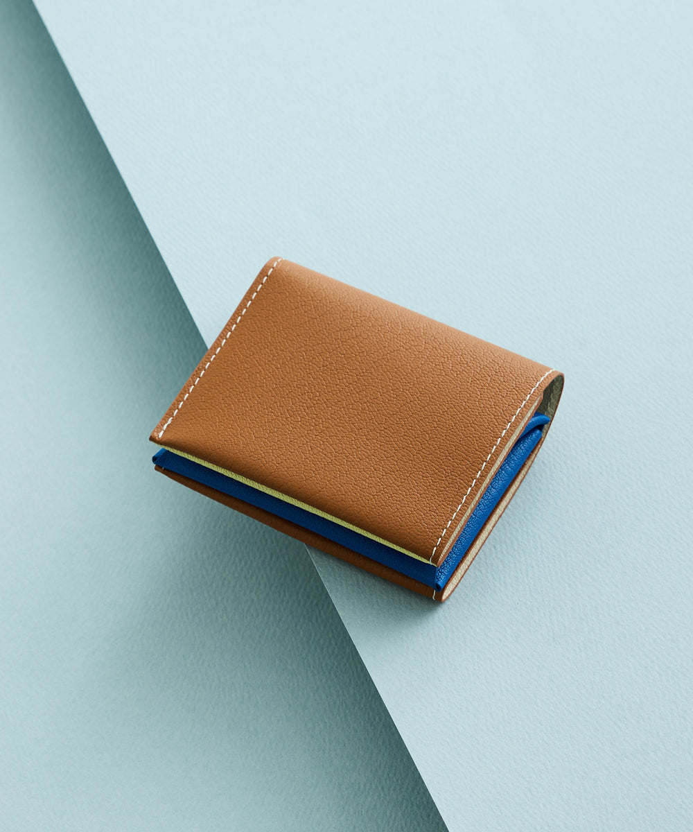 Bifold Compact Wallet - Camel × MULTI COL – MOLINI（モリニ