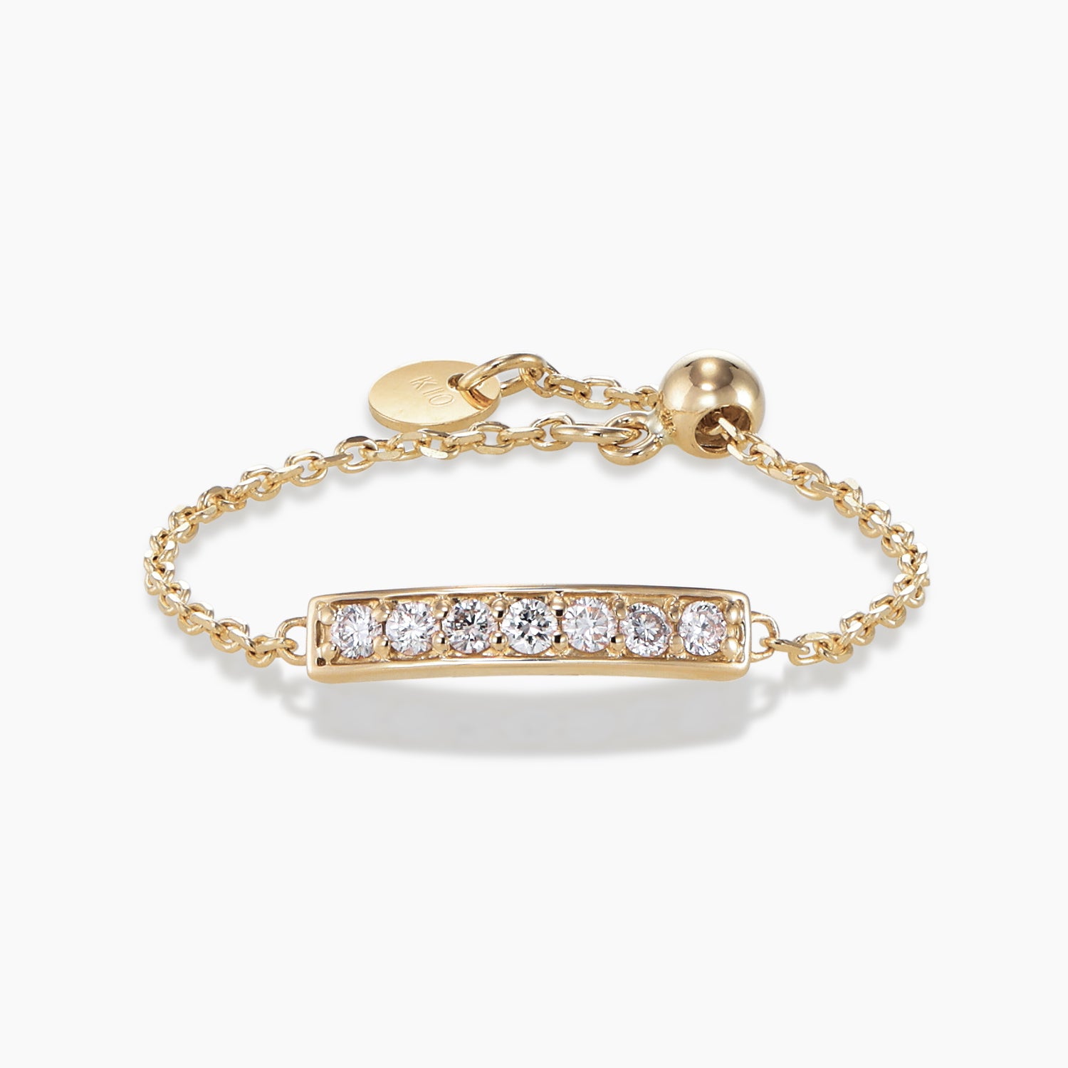 K10リング アール ダイヤ｜MONATELIER（モナトリエ）公式｜K10 一粒