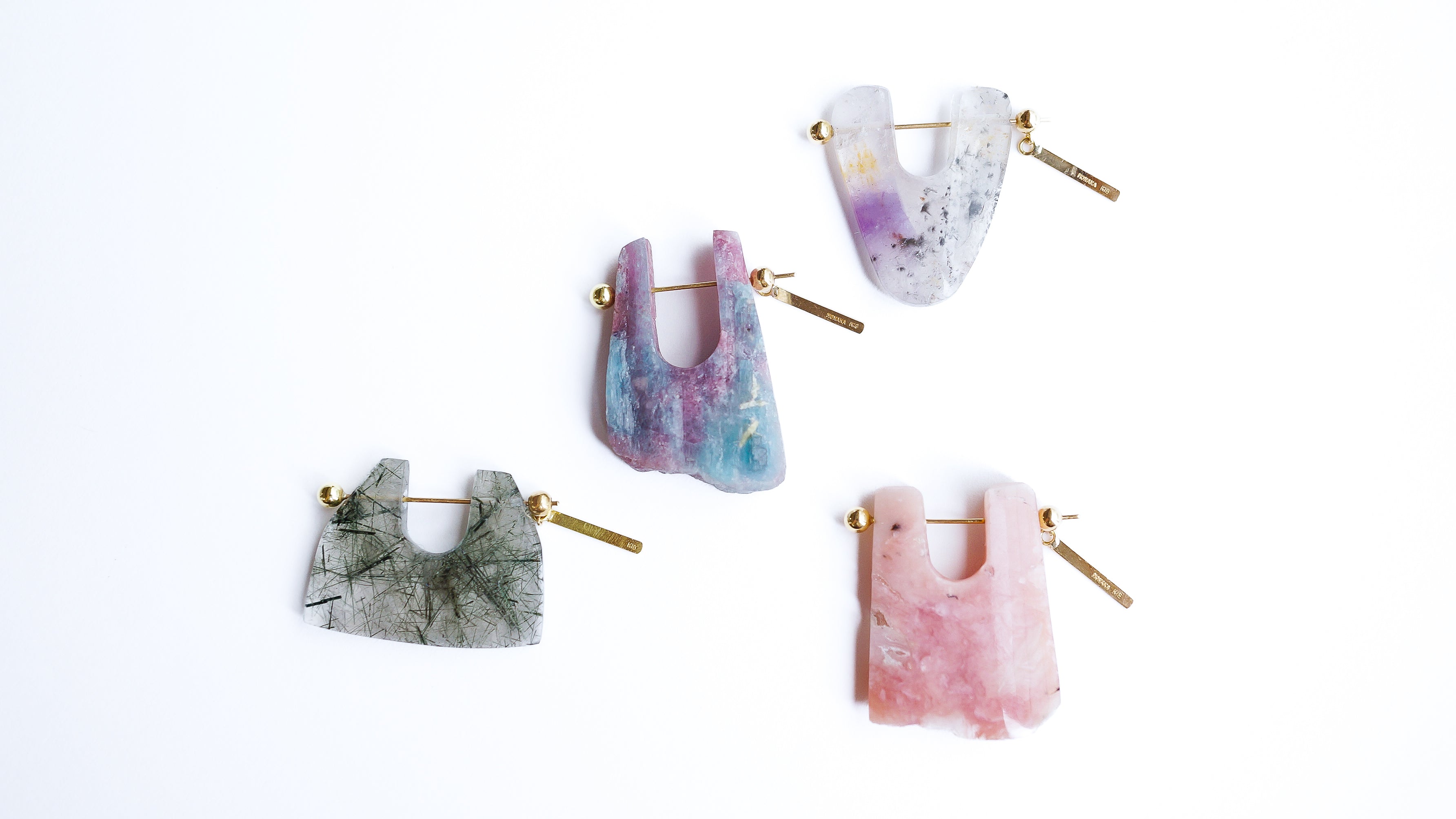 Rock Pierced Earring – MONAKA jewellery