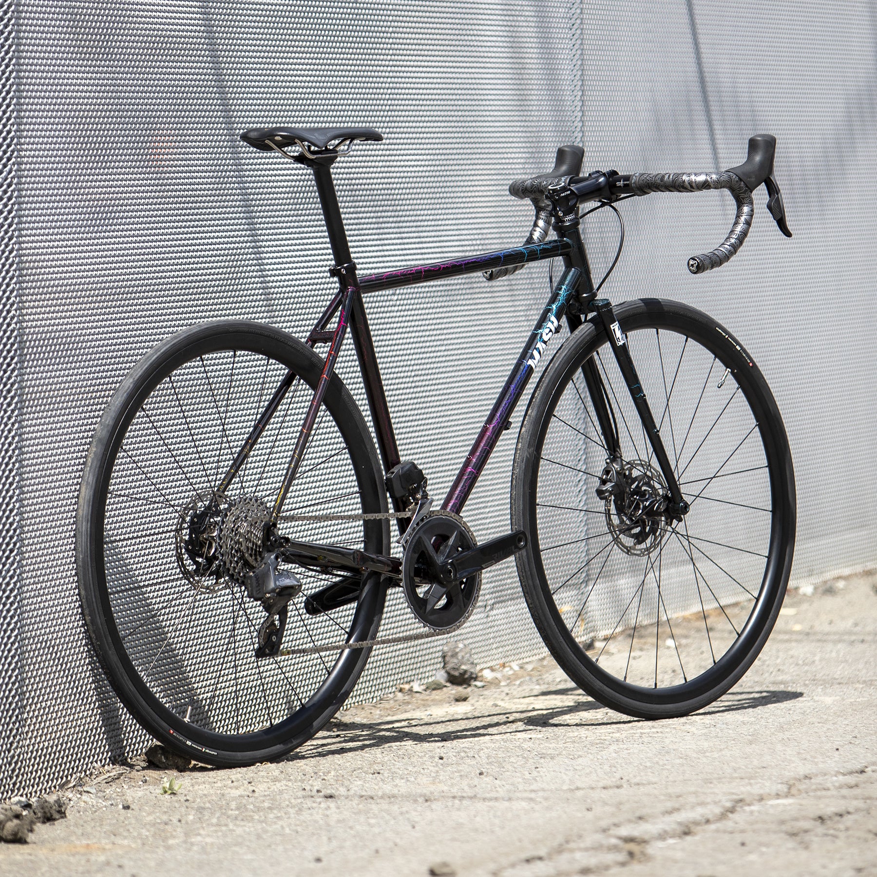 MASH Steel All-Road Frameset Black Rainbow Crackle – MASH SF