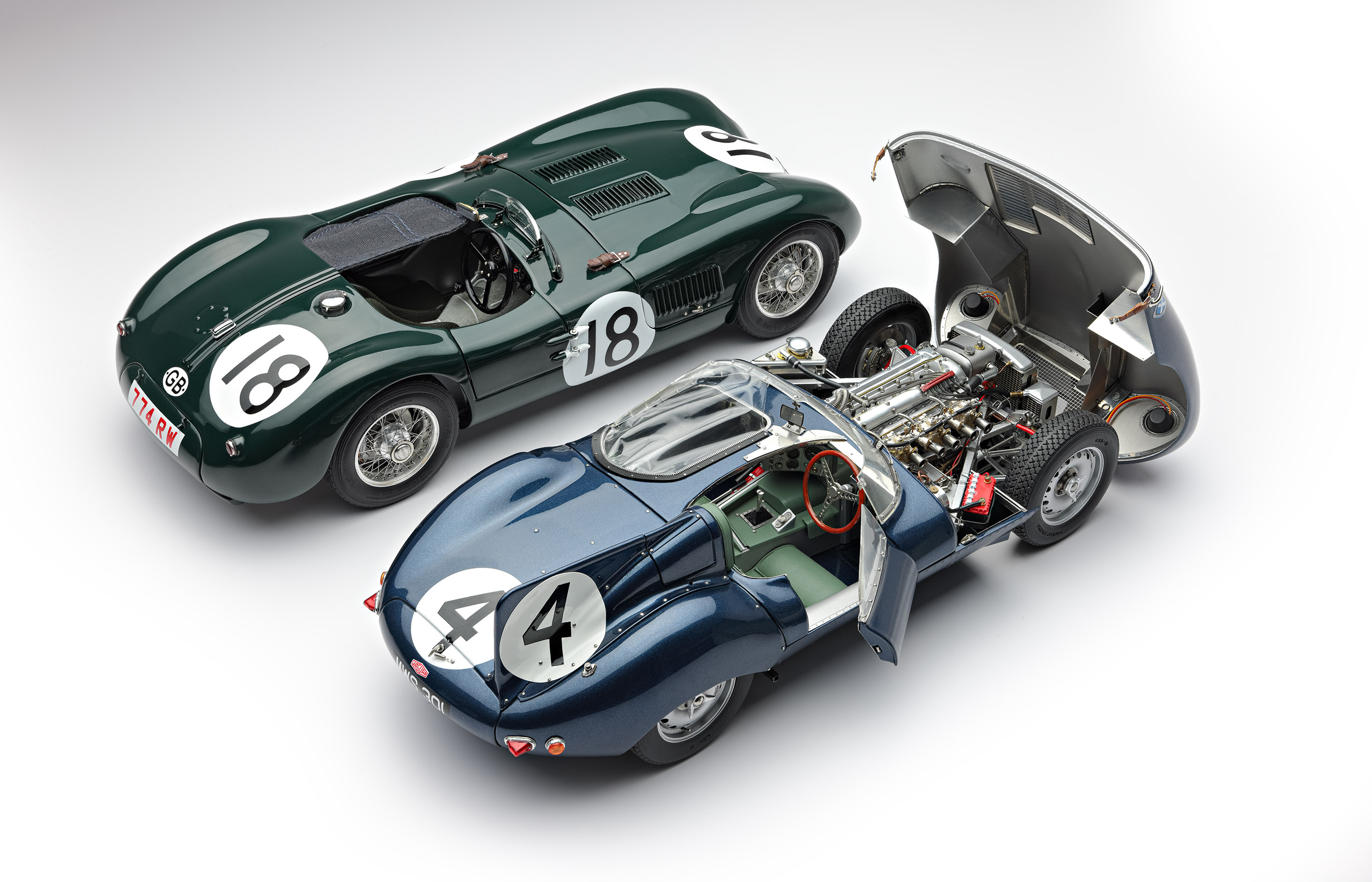 Exoto - Jaguar D-Type - #38 - 1958 - The Border Reivers - RLG89006