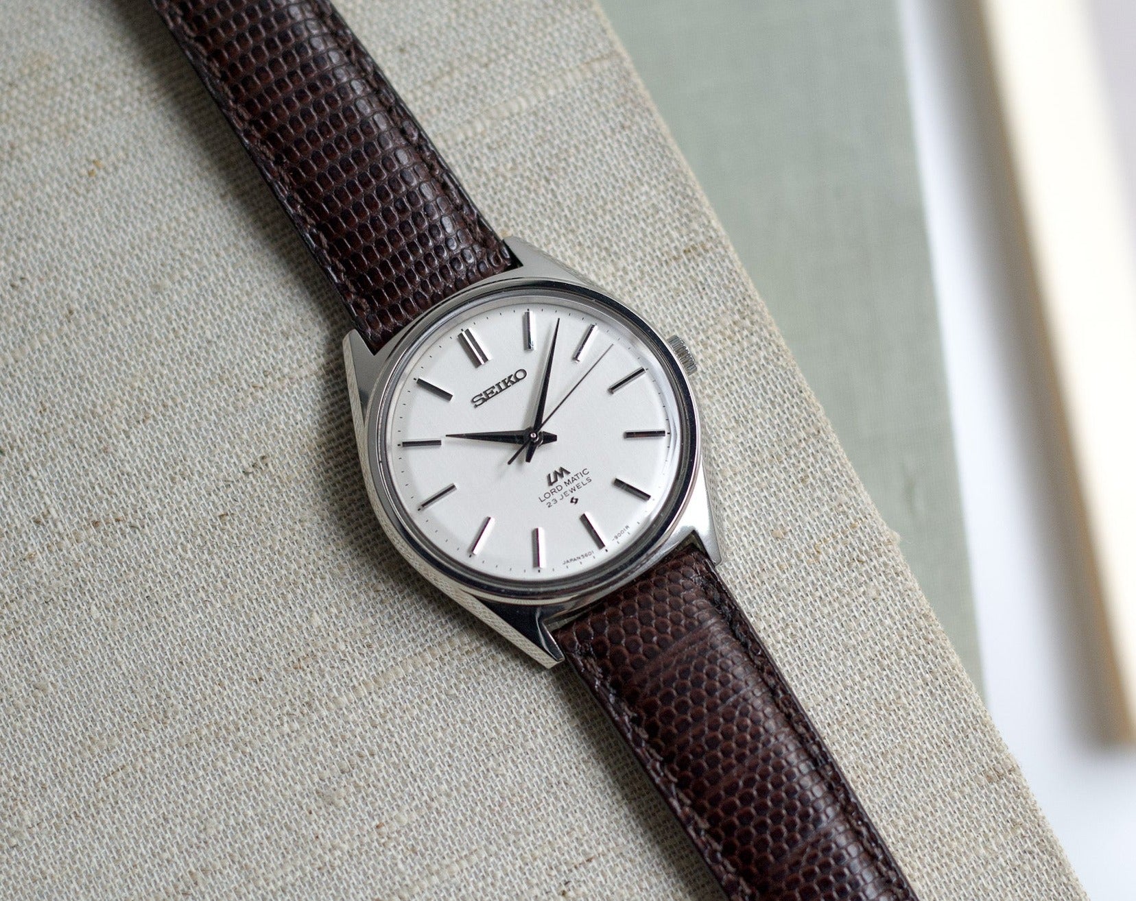 Serviced] 1970s Seiko Lord-Matic Pan Dial Men's Wrist Watch