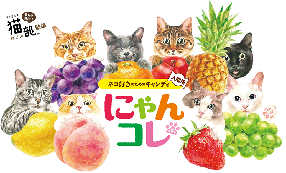 公式】UHA味覚糖 にゃんコレ フルーツアソートキャンディ