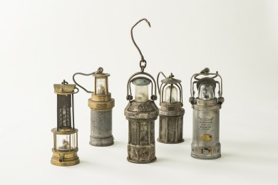 文化財 歴史博物館 坑内安全灯 安全灯丸型 炭鉱 エジソン GS 日本電池製