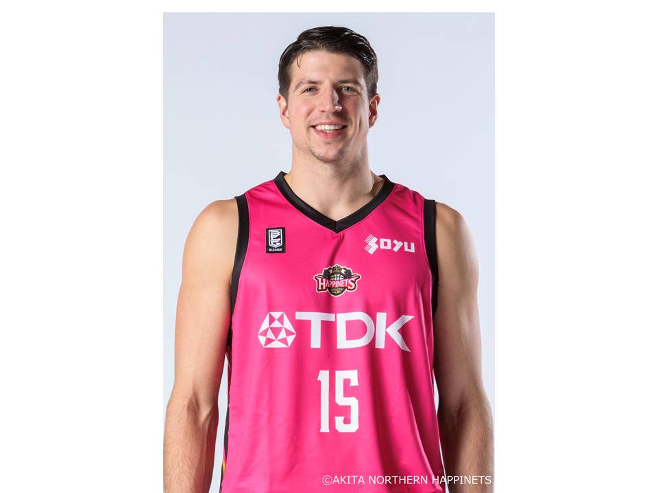 秋田ノーザンハピネッツ タナー ライスナー ユニ 新入団】タナー