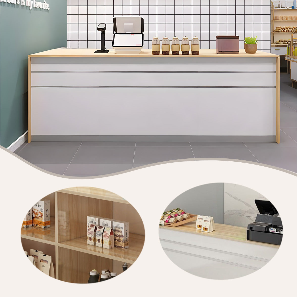 受付カウンター,レジカウンター,フロント,受付台,ケーキ屋,喫茶店