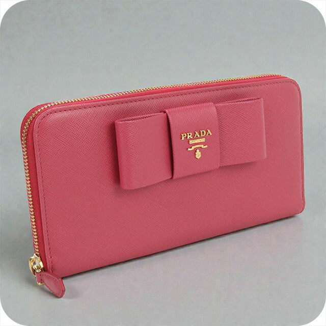 中古 プラダ 長財布ラウンドファスナー レディース ブランド PRADA