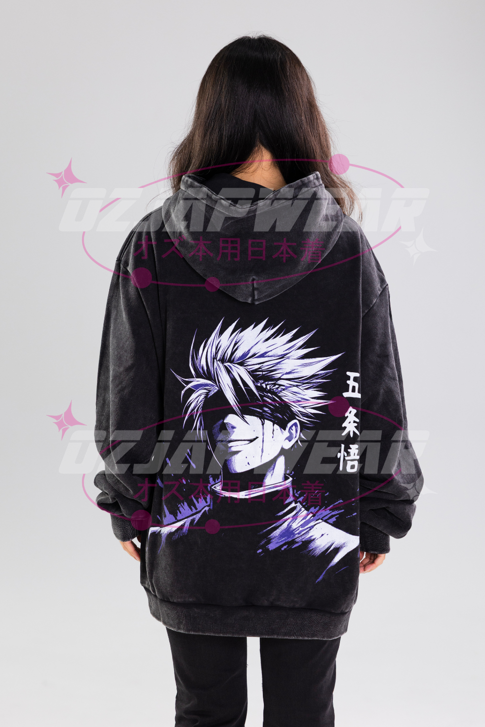 Gojo Satoru Hoodie – Oversized Jujutsu Kaisen Hoodie | OzJapwear