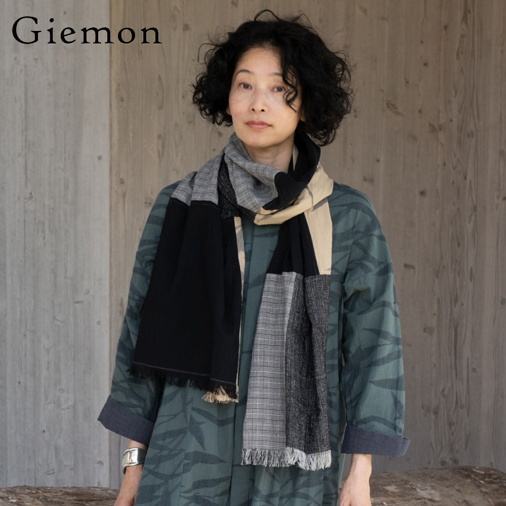 Giemon 久留米絣 ショール ストール GB-013 日本製【2024aw】 – 久留米