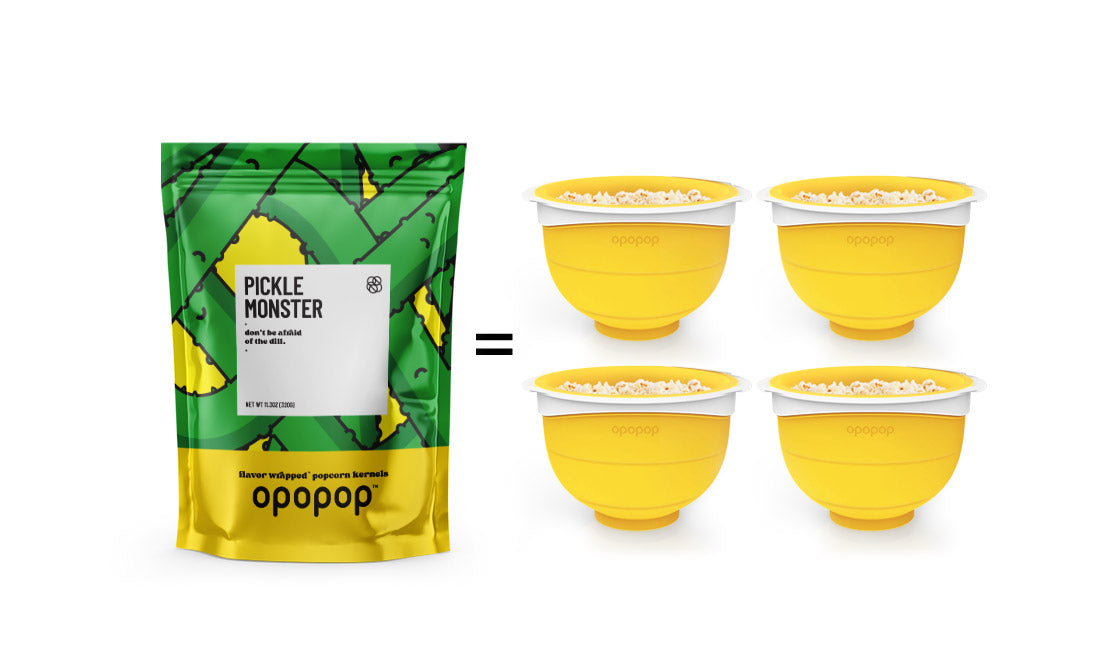Dill Pickle Flavored Popcorn | Opopop