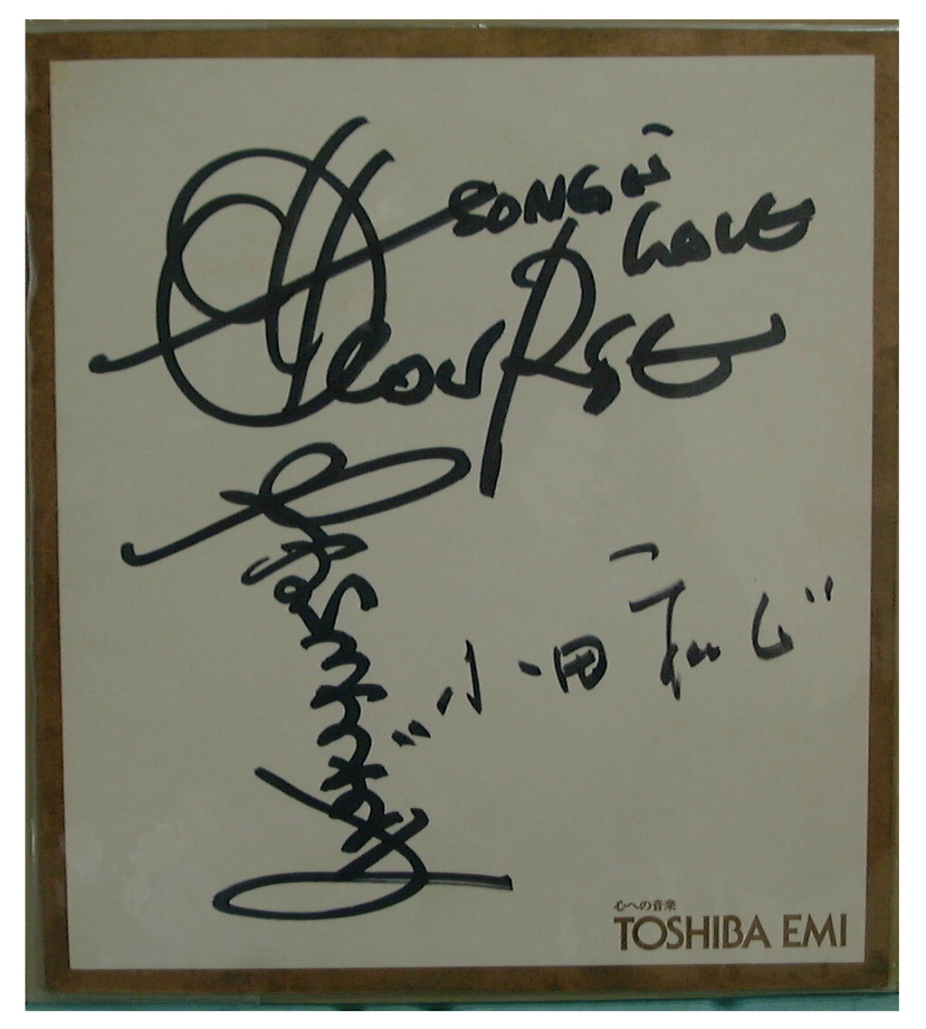 サインの変遷（オフコース時代）