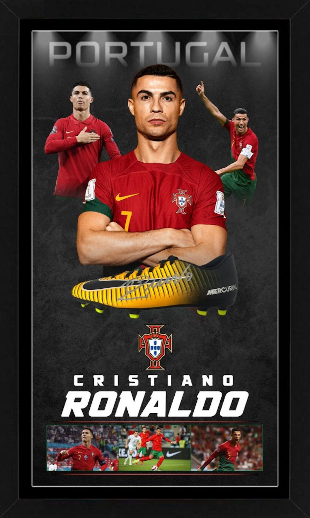 直筆サイン入り】ロナウド ポルトガル代表スパイクの販売 – AuthentiCo.