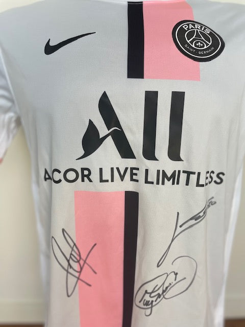 n*o様 メッシ、ネイマール他サイン入り PSG ユニフォーム 30番 メッシ