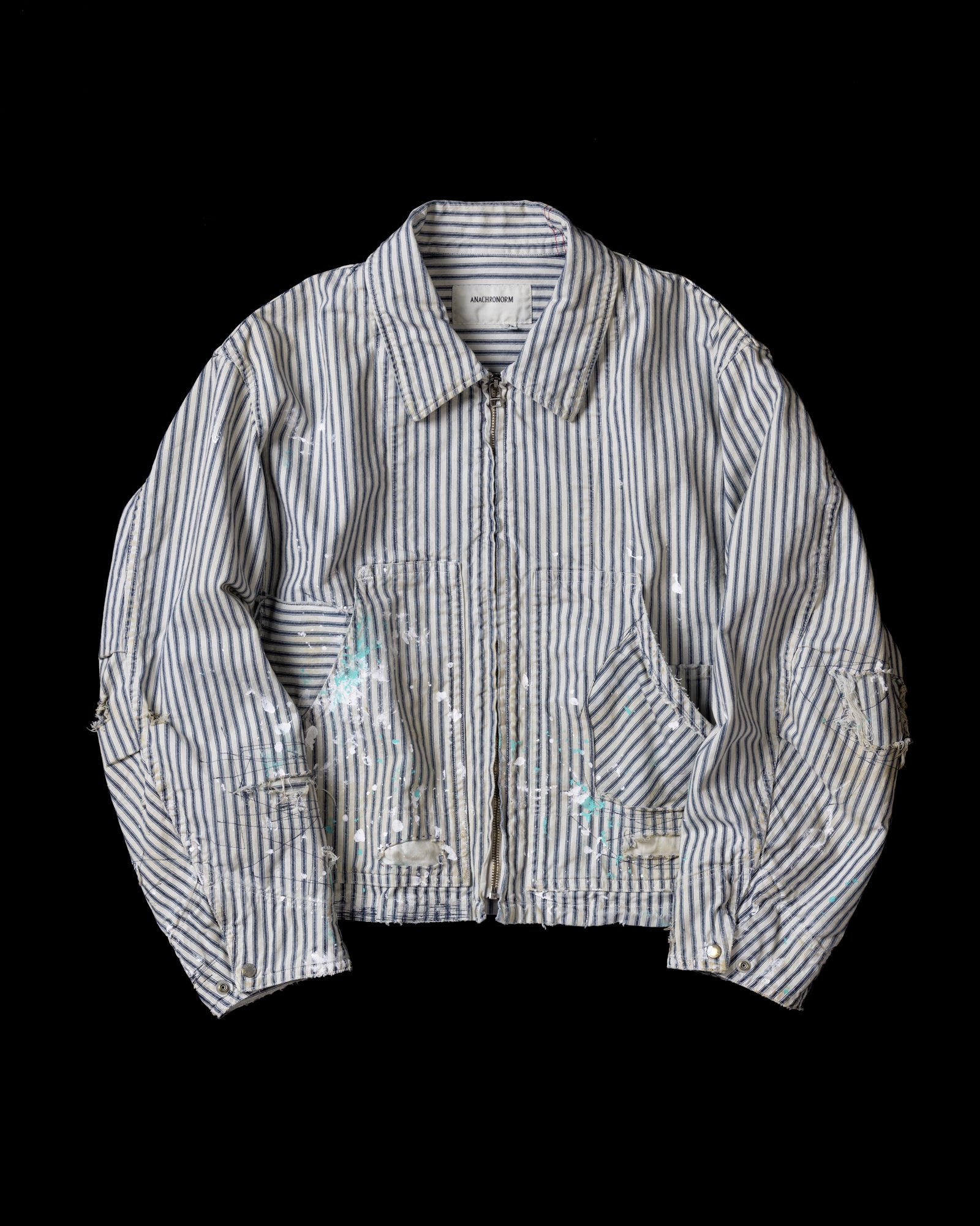 AN346-R HICKORY REMAKED DETROIT JACKET HICKORY (REMAKE) – ANACHRONORM