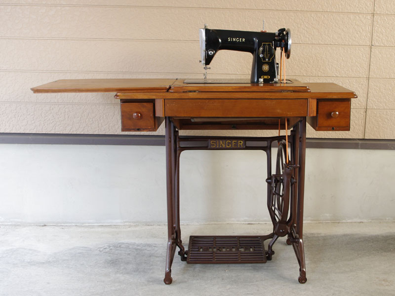 SINGER ミシン ベージュ191Uアンティーク SINGER ミシン ベージュ191U