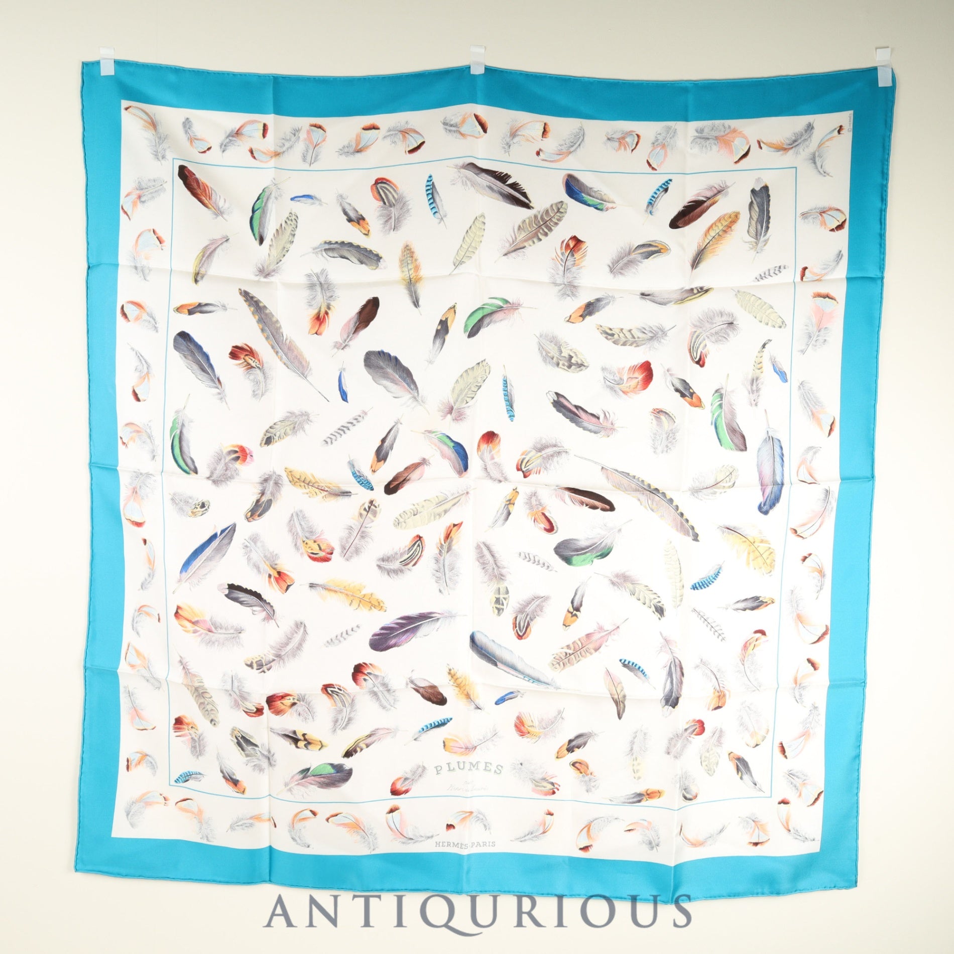 エルメス スカーフ カレ90 羽根 SILK100% | 東京銀座のヴィンテージ
