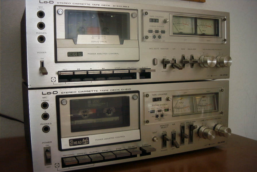 ローディのカセットデッキコレクション