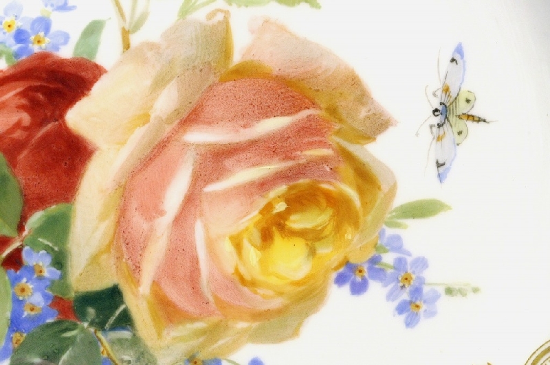 マイセンP「自然主義バラ」A