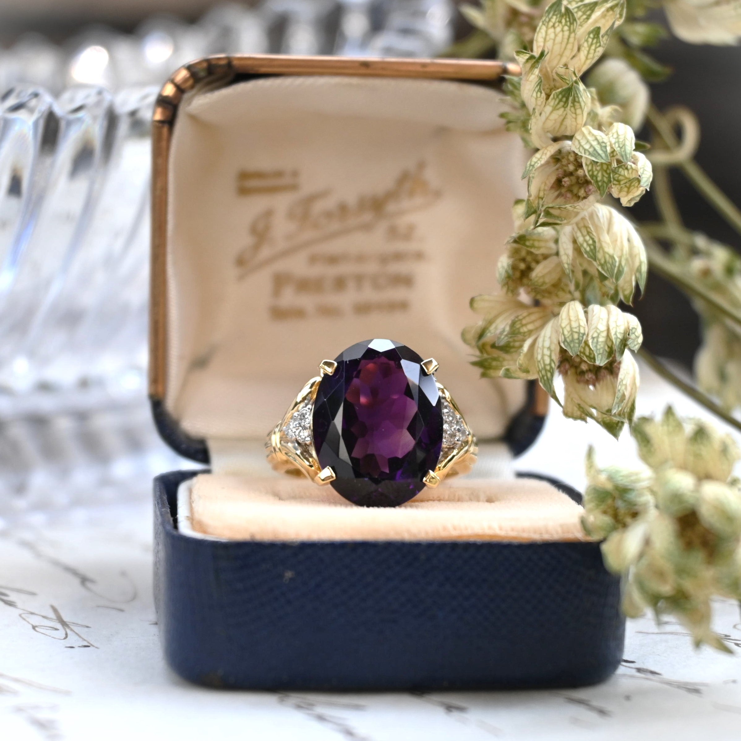 ゴージャスな アメジストリング | 芦屋Antico