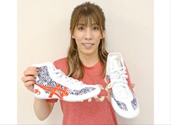 専用◇ダルメシアン柄スパイクレスシューズ 23.5 WH 専用