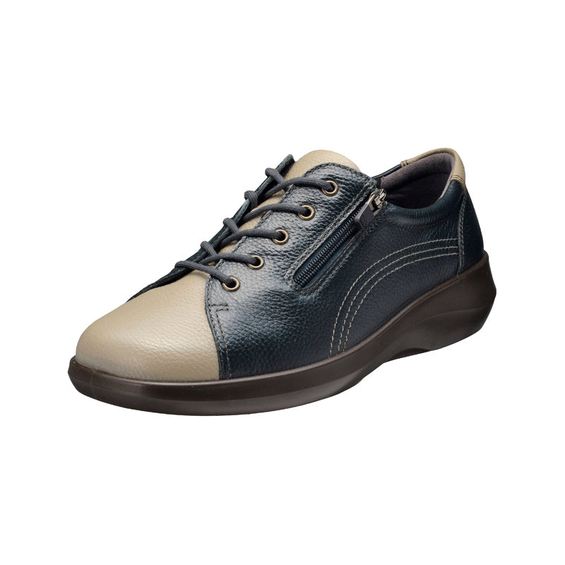 アキレス・ソルボ C 557 ダークグリーン/オーク｜牛革4Eファスナー付き