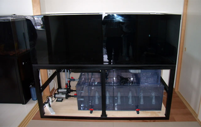 W1800オーバーフロー水槽セット アクリル水槽、オーバーフロー水槽の