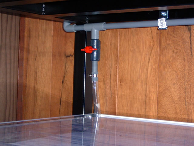 二段式サイドオーバーフロー水槽 アクリル水槽、オーバーフロー水槽の