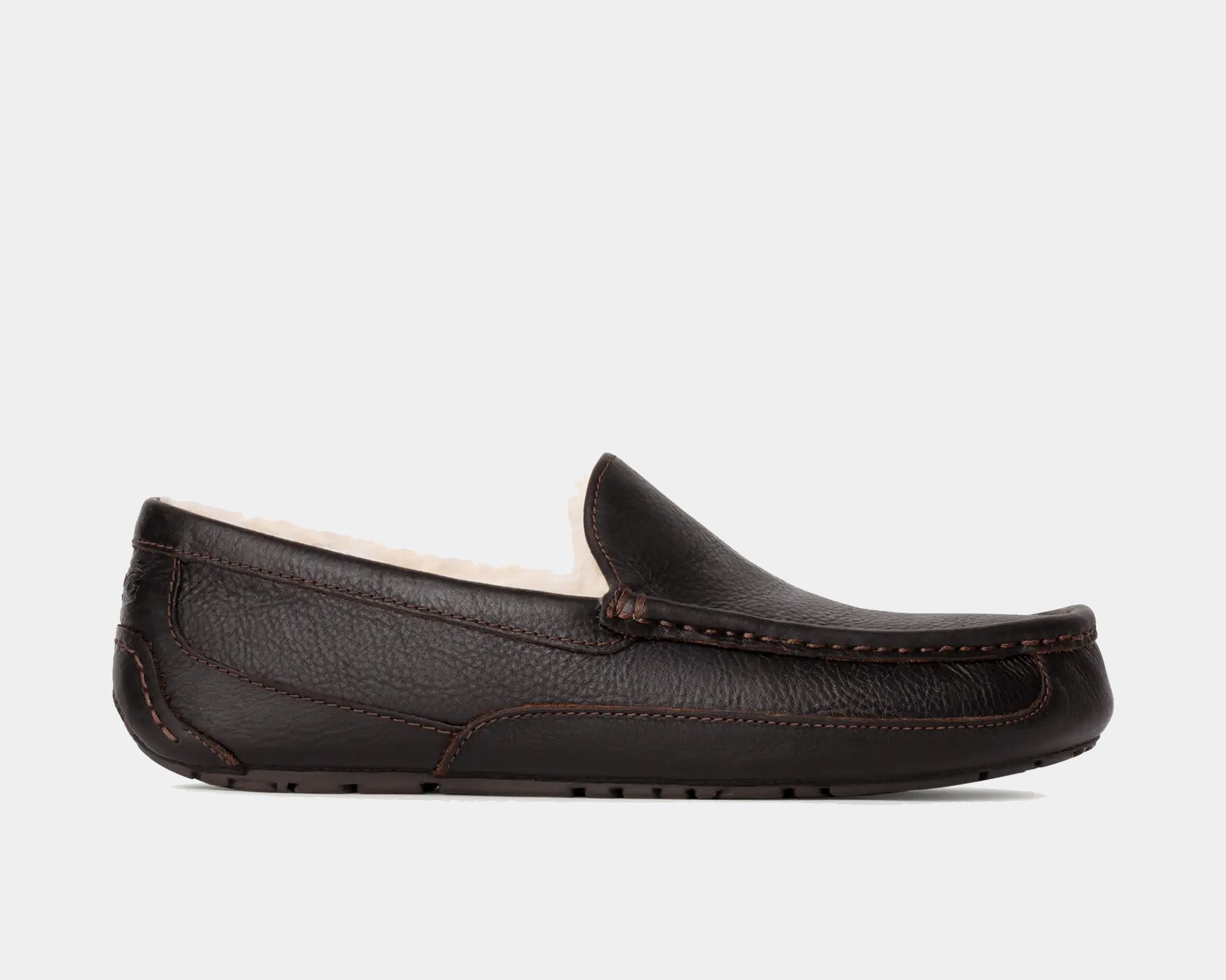 Men's UGG Ascot Leather Slippers - Big and Tall Sizes – BigShoes