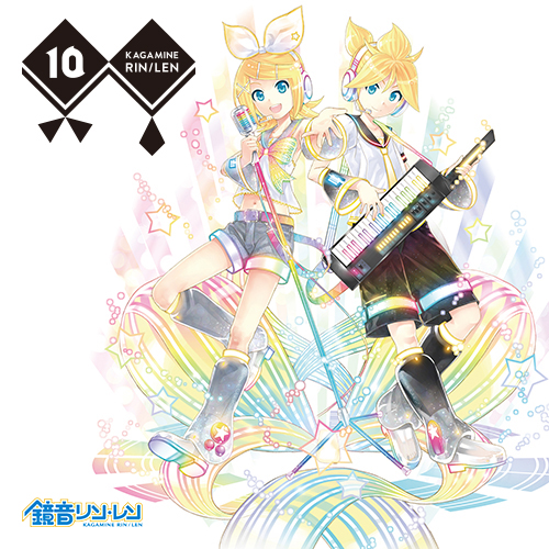 鏡音リン 10周年 缶バッジ ニコカフェ 鏡音リン 10周年 缶バッジ