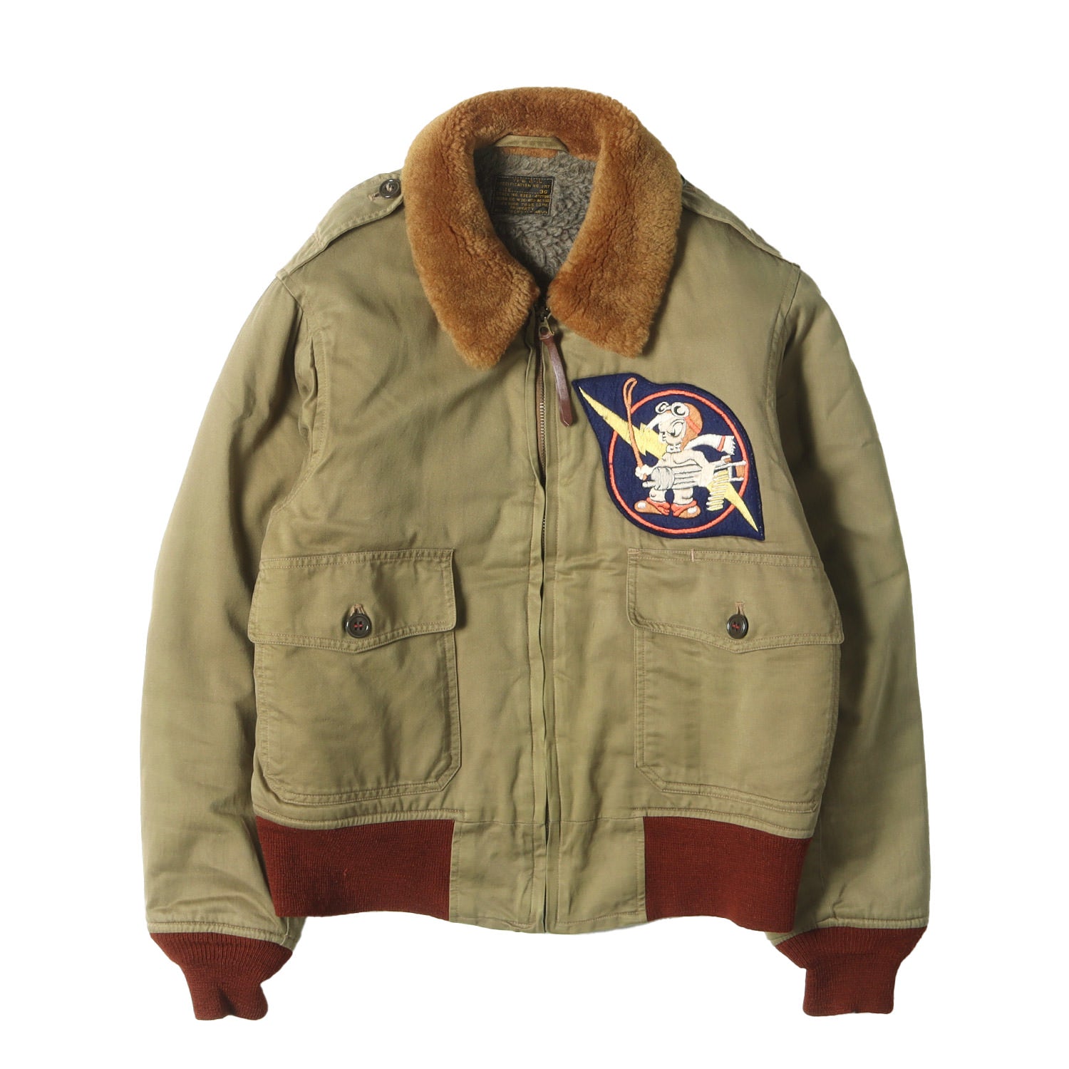 BuzzRickson's (バズリクソンズ) 00s 純正カスタム B-10 赤リブ