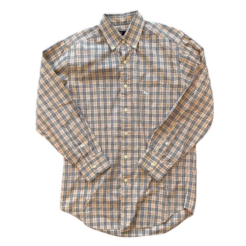 BURBERRY】バーバリー 長袖シャツ コットンメンズ ヴィンテージ