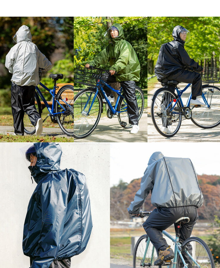 THE ROOTS レインスーツ リュック対応 上下セット リュックインレイン