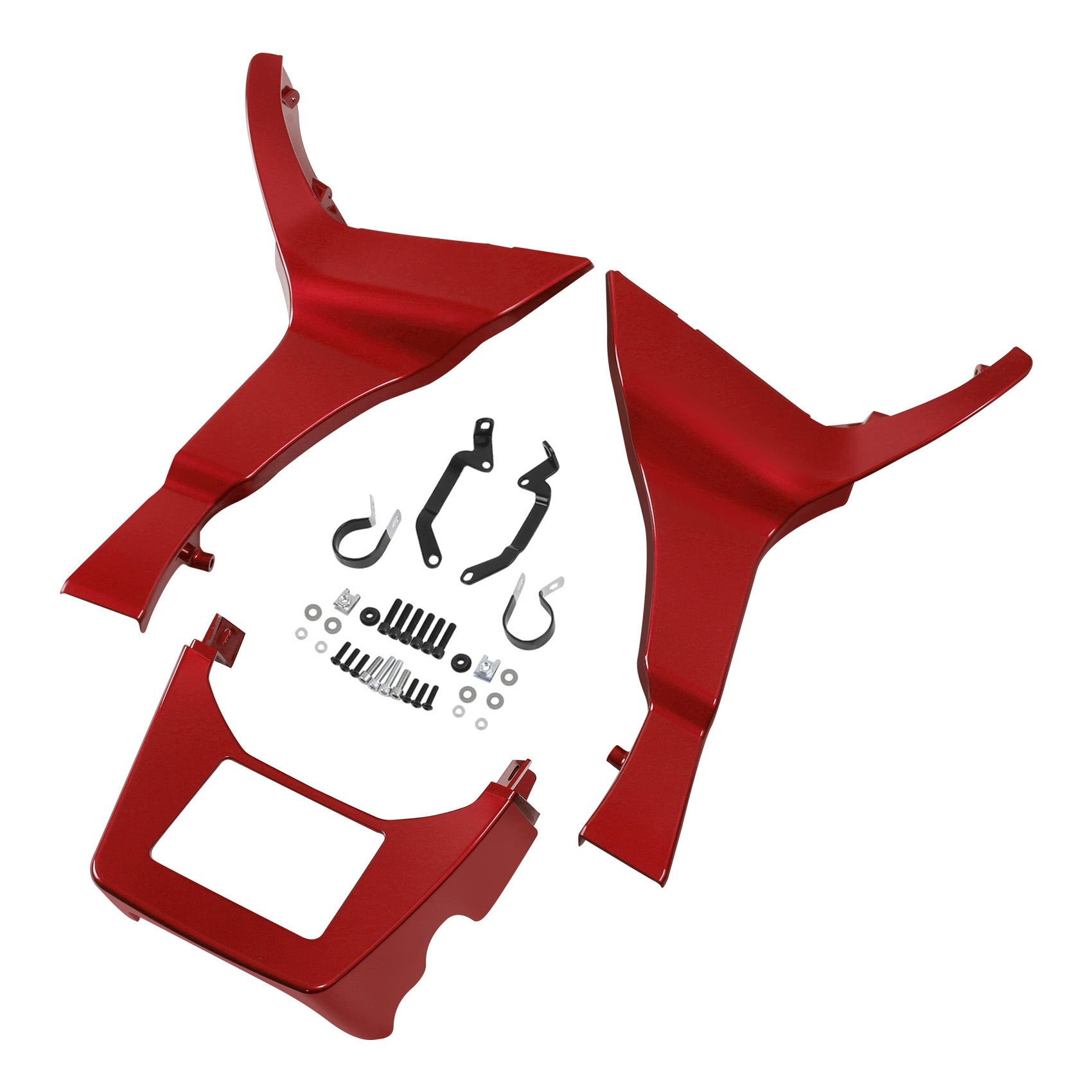 HR3 Wicked Red Spoiler Kit For Harley 2017-Later Models (FLTRX