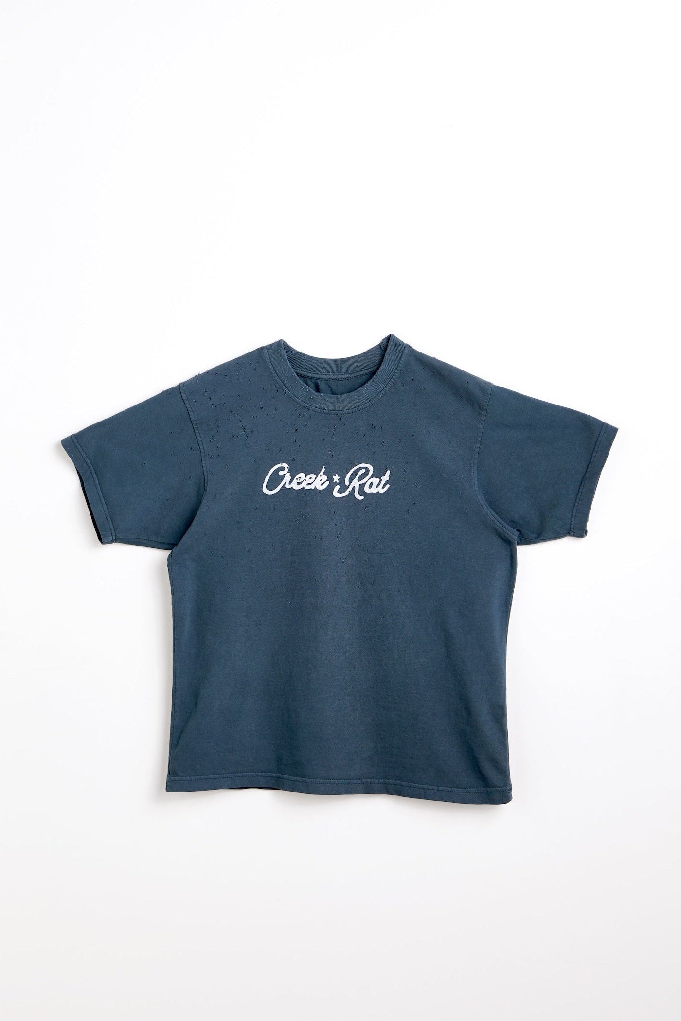 Washed Navy Shotgun T-Shirt – Creek Rat