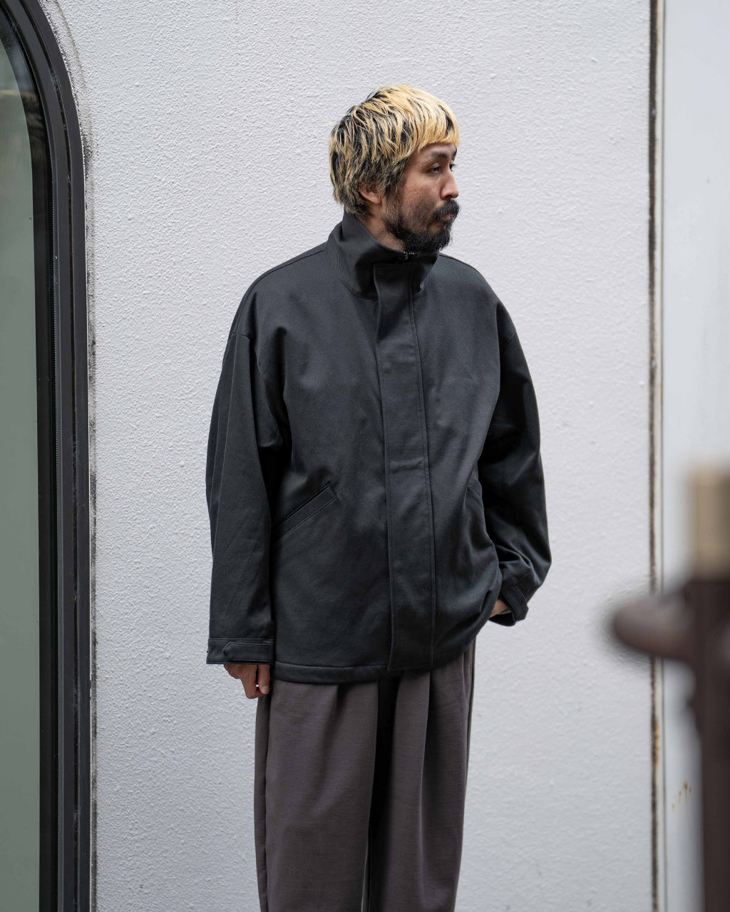 KAPTAIN SUNSHINE Cotton Drill Short Mil Coat キャプテン