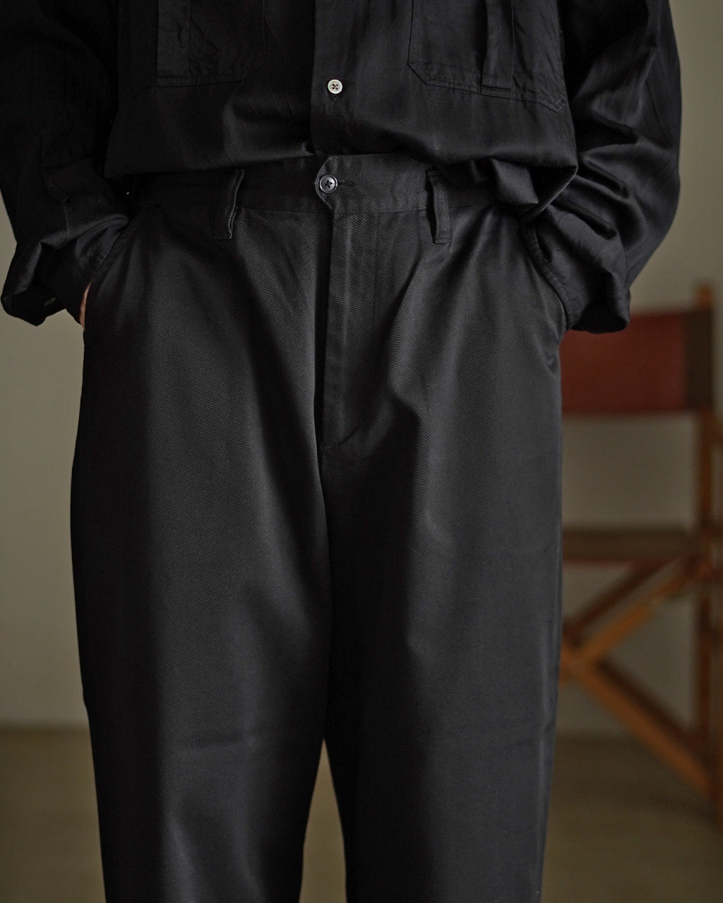 PORTER CLASSIC ポータークラシック ジーンケリー チノ ワイドパンツ