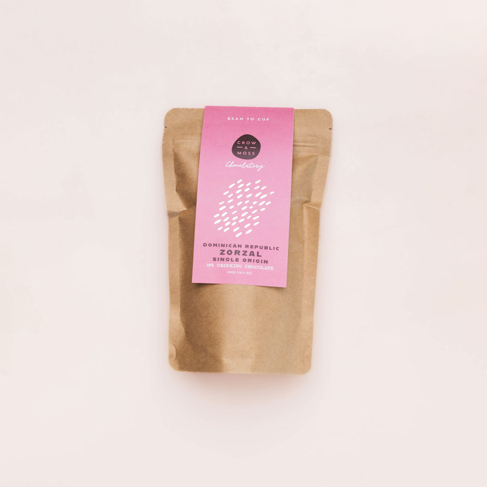 Dominican Republic Zorzal Drinking Chocolate 70% – Crow & Moss