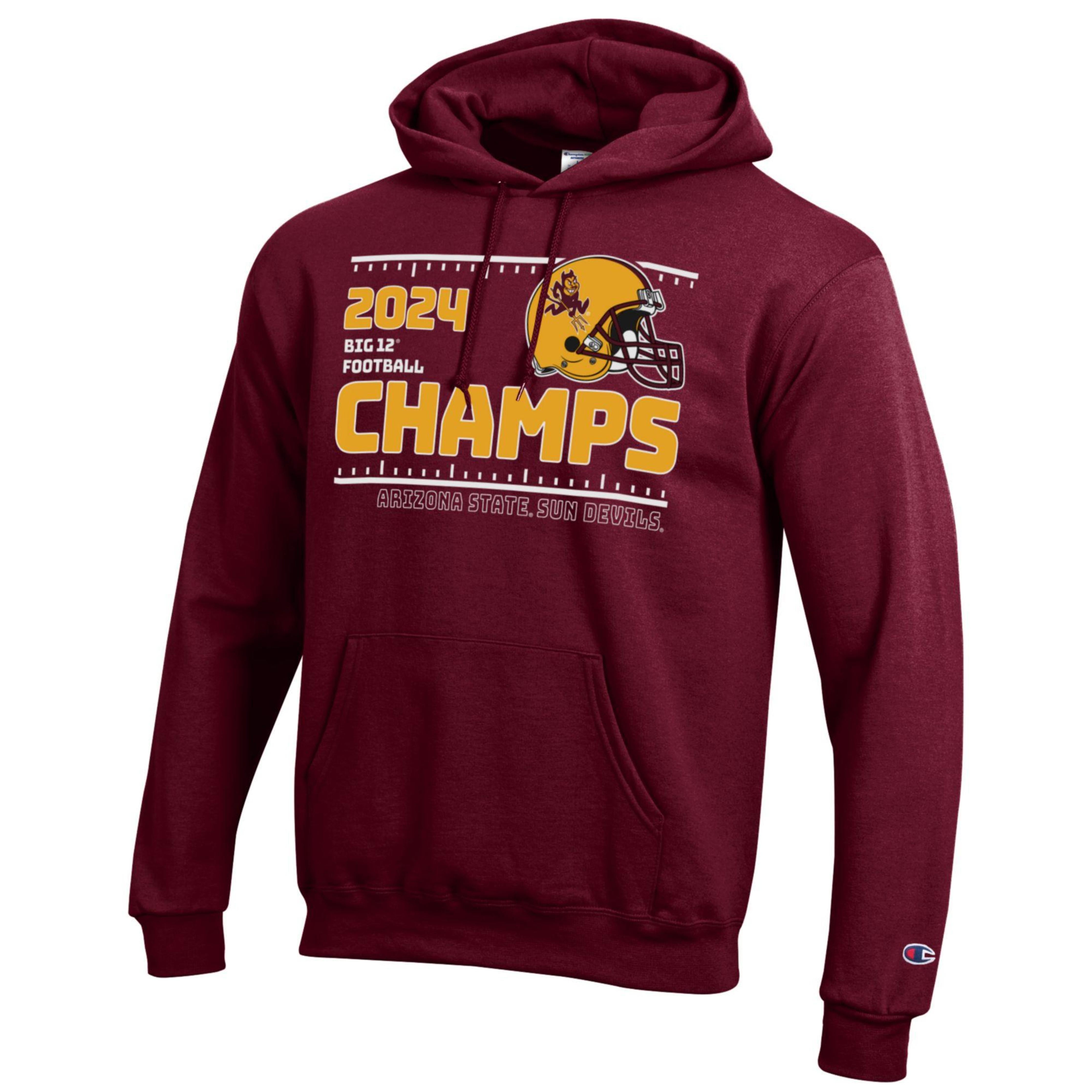 ASU Big 12 Champions Helmet Hoody MRN – Cactus Sports