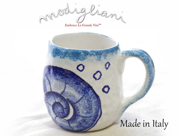 Modigliani モディリアーニ】イタリア製陶器 MEDITERRANEO さかな
