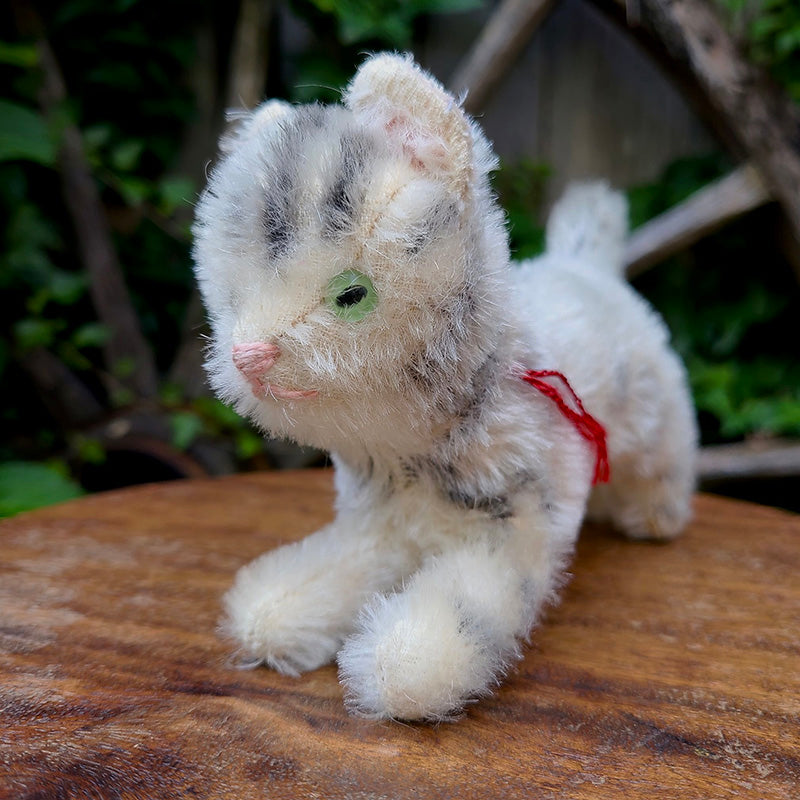 アンティーク ネコ シュタイフ ハーマン 猫 キジ トラ タビー