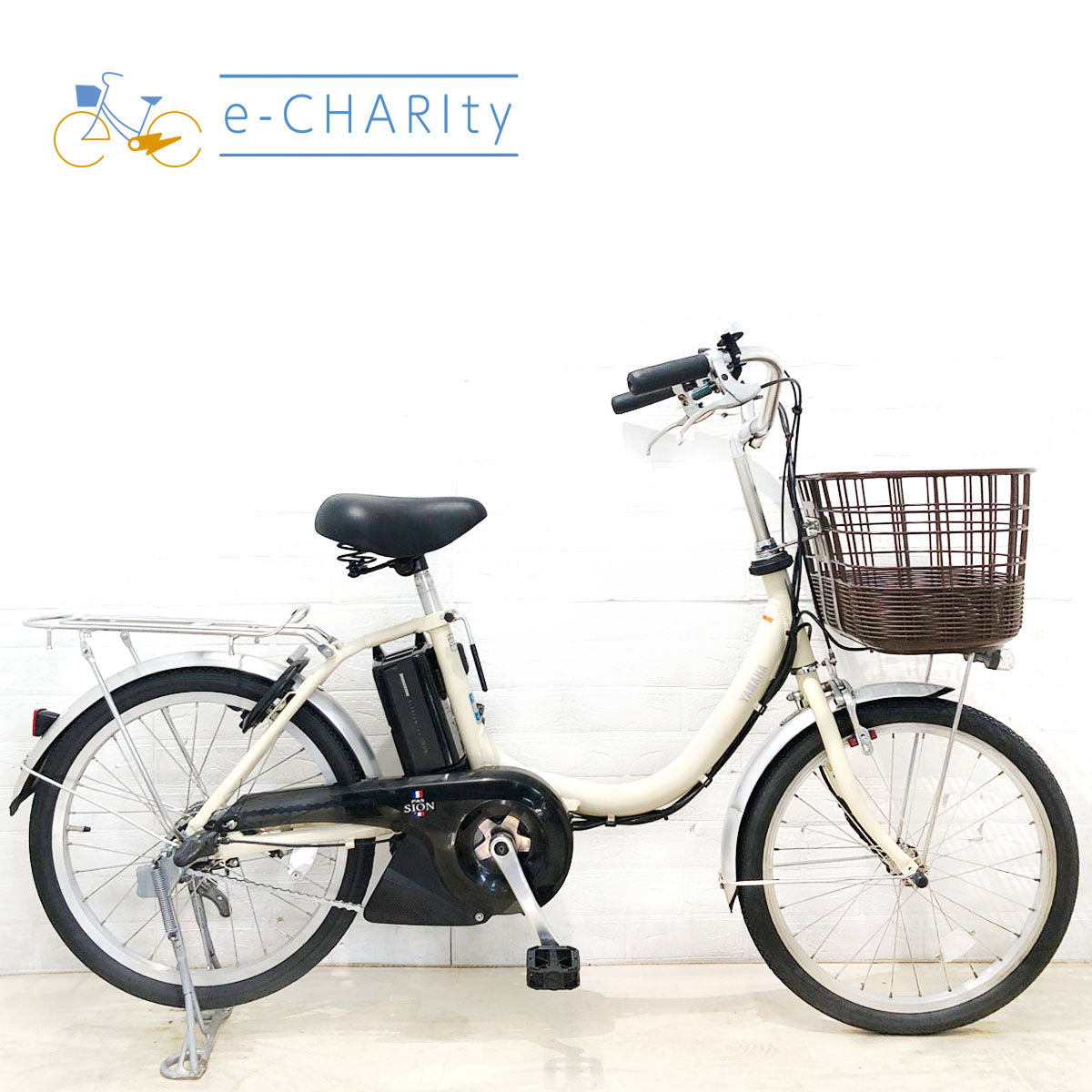 中古電動自転車 ヤマハ PAS SION U パス シオン ユー アイボリー 20