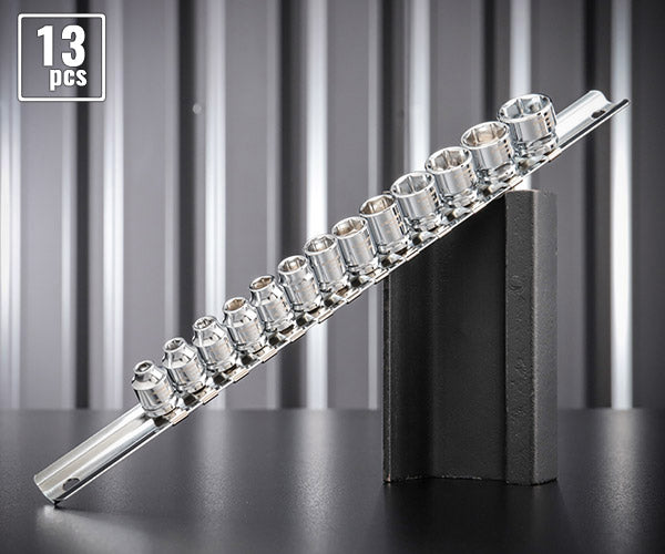 シグネット 1/4DR 13PC ショートソケットセット（6角） (11135