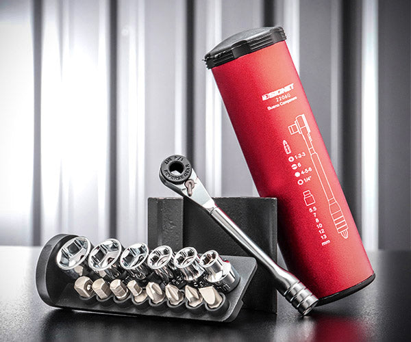 シグネット 15PC ミニラチェマルチソケット&ビットセット レッド