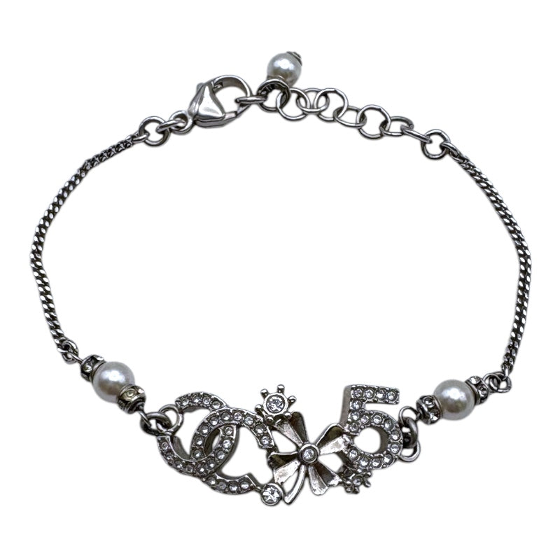 シャネル CHANEL ココマークアイコンブレスレット シルバー メタル