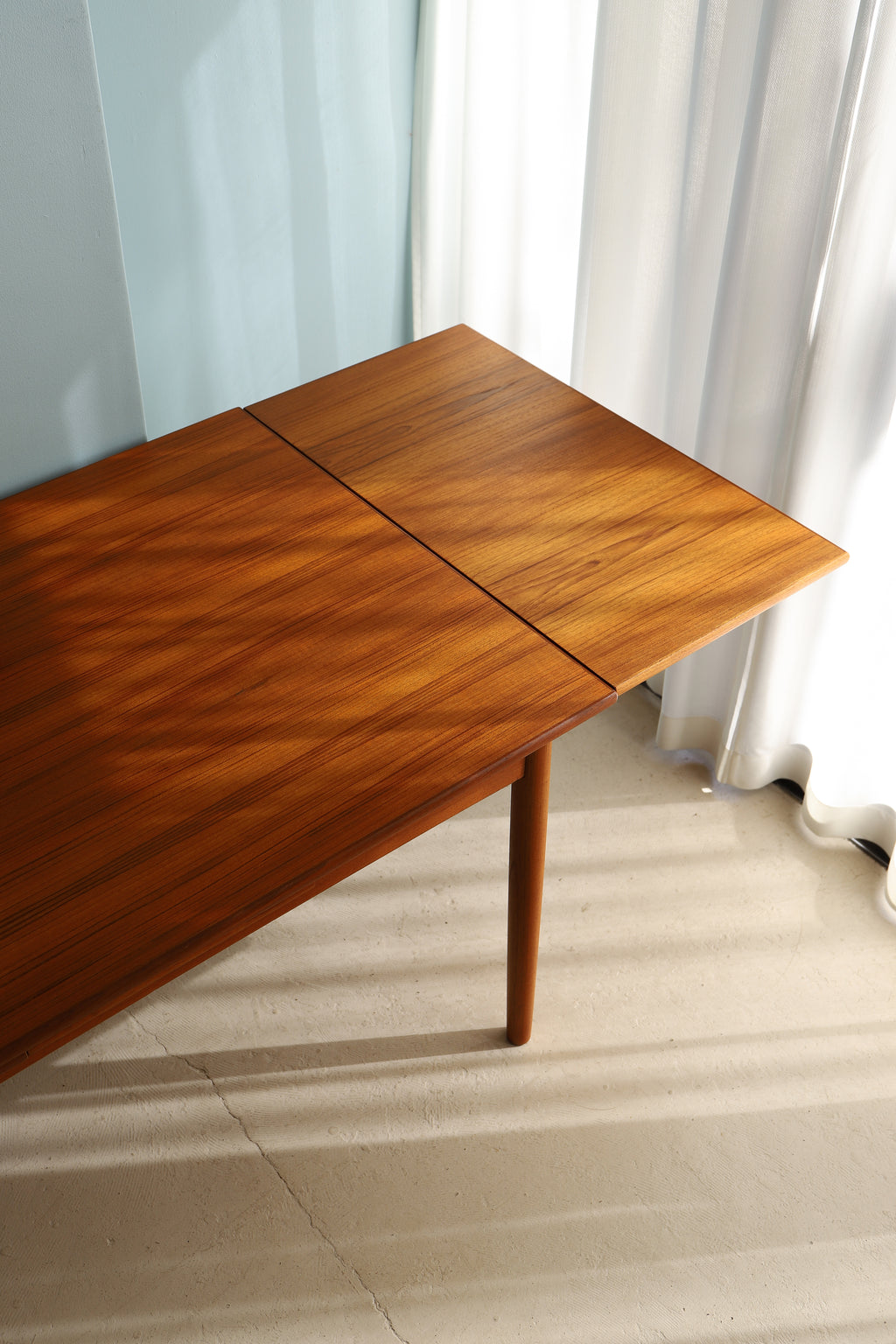 デンマークヴィンテージ エクステンション ダイニングテーブル 北欧