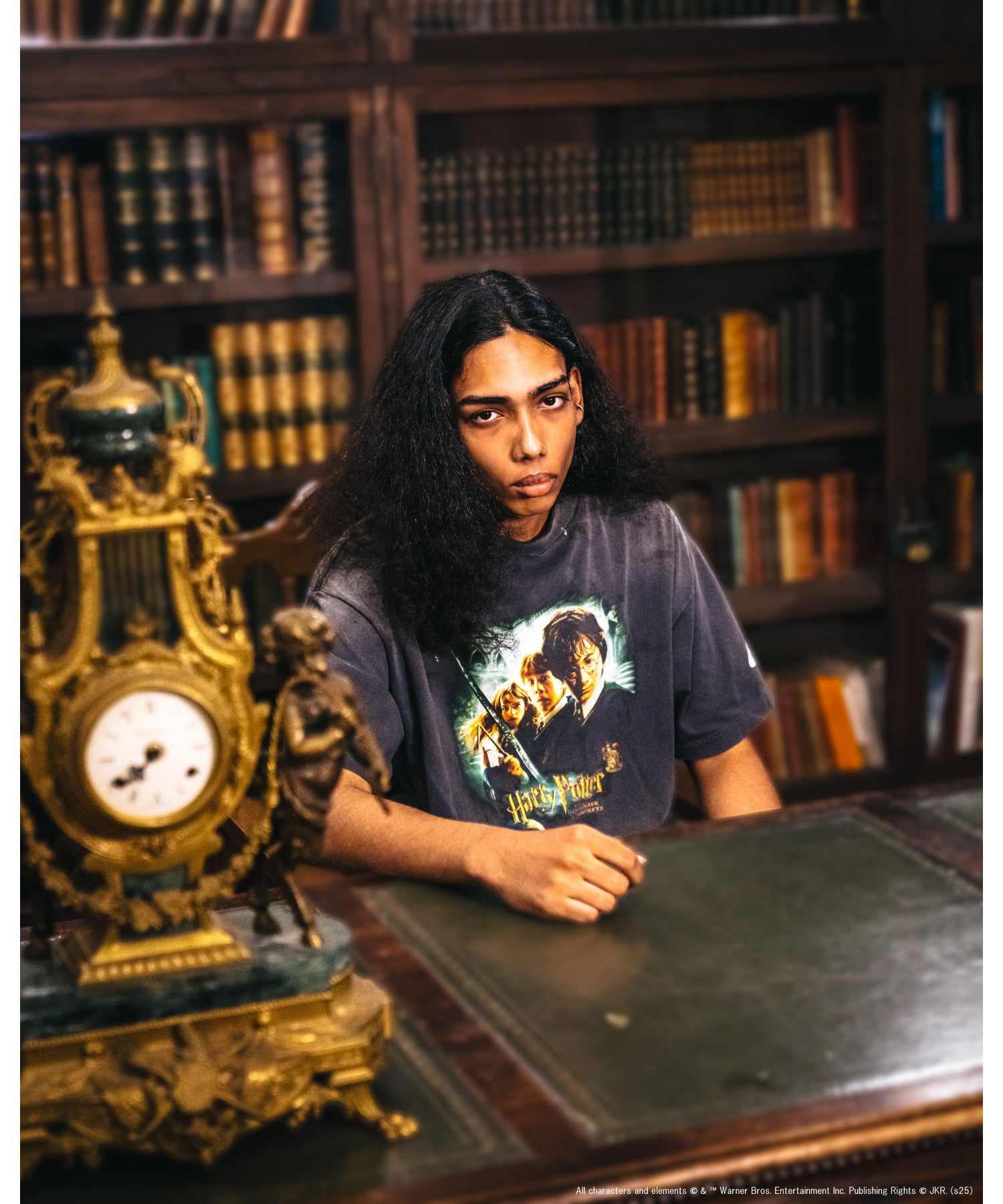 HP_SS TEE/CHAMBER OF SCRT/BLK - SAINT MXXXXXX (セントマイケル