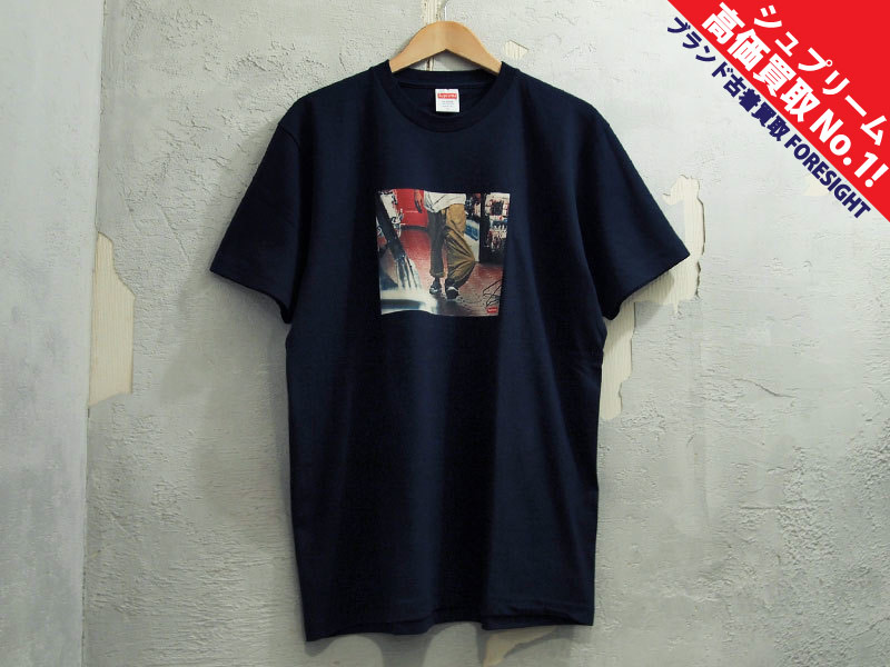 Supreme 'Kids 40 Tee'Tシャツ キッズ ネイビー 紺 Larry Clark ラリー