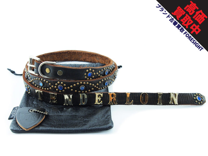 TENDERLOIN テンダーロイン×HTC ナロー スタッズ ベルト 送料無料 HTC